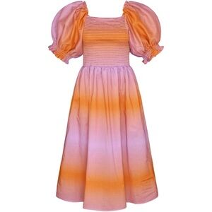 Jessie Zhao NWT Sunset Smocked Dress Women’s Size XS